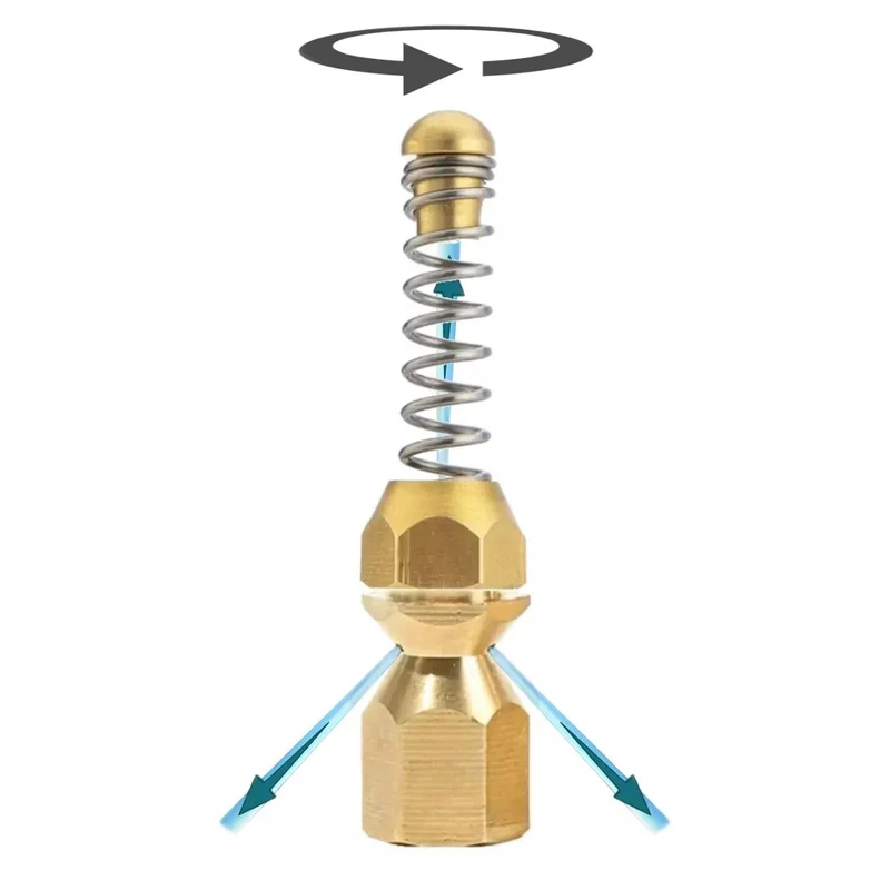 Rohrreinigungsschlauch für Hochdruckreiniger 1/4" Schnellkupplung und Düsen