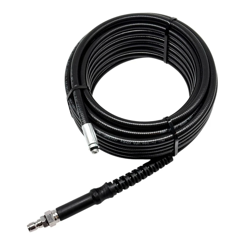 Rohrreinigungsschlauch für Hochdruckreiniger 1/4" Schnellkupplung und Düsen