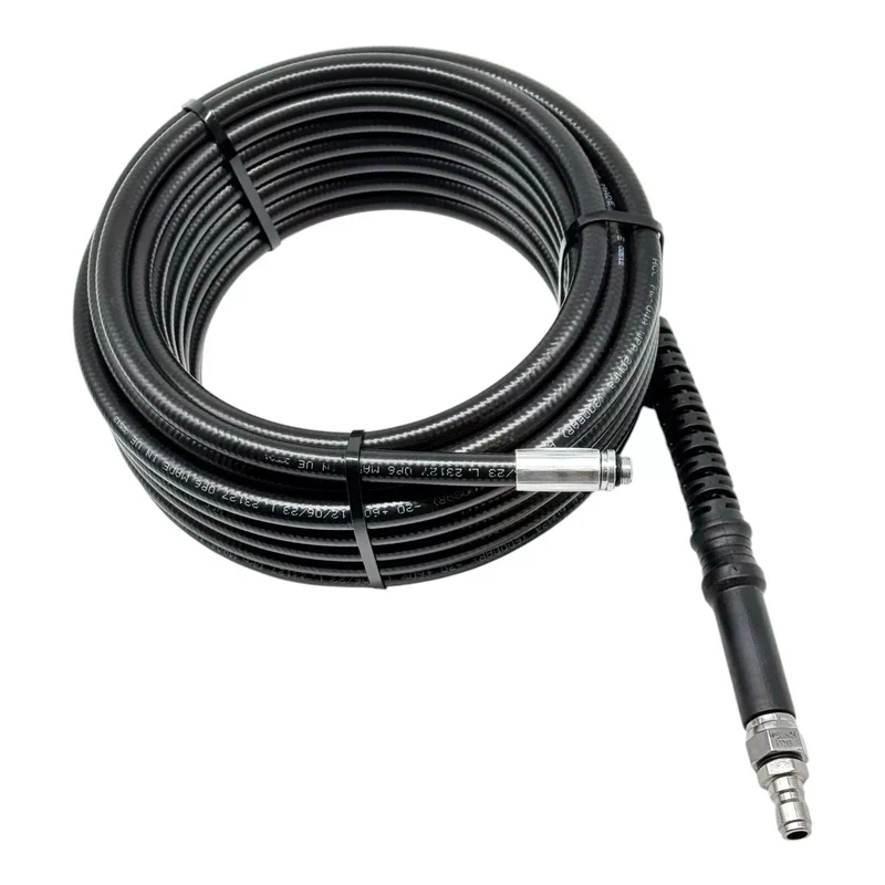 Rohrreinigungsschlauch für Hochdruckreiniger 1/4" Schnellkupplung und Düsen
