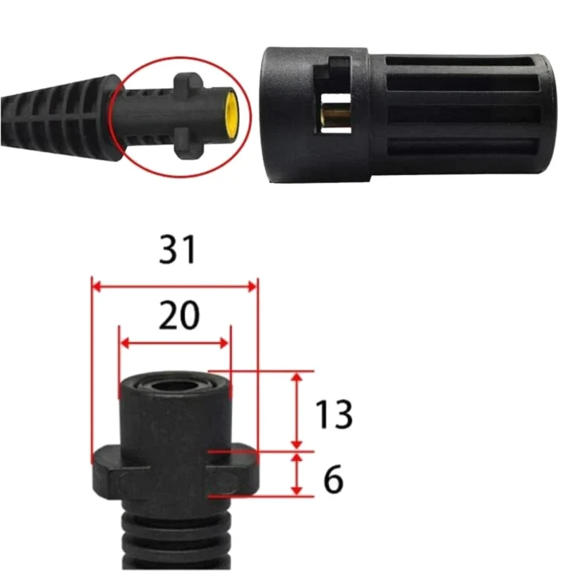 M&M Smartek Adapter Bajonett Kärcher IG auf Nilfisk, Kränzle Lavor, Parkside