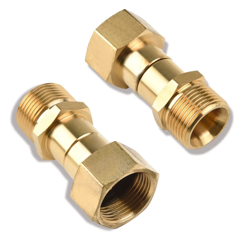 Adapter für Hochdruckreiniger M22 x1,5 AG auf M22 x1,5 IG Drehgelenk drehbar