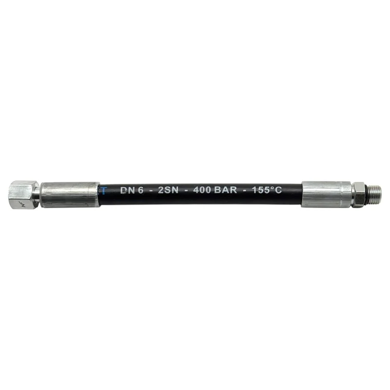 Hochdruckschlauch Verbindungsschlauch M14 IG AG DN6 220 bar 1SN 400 bar 2SN 155°