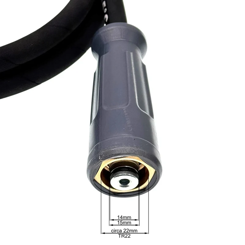 Rohrreinigungsschlauch für Kärcher Kränzle HD HDS TR22 IG + 5x Düse 220Bar 155°C