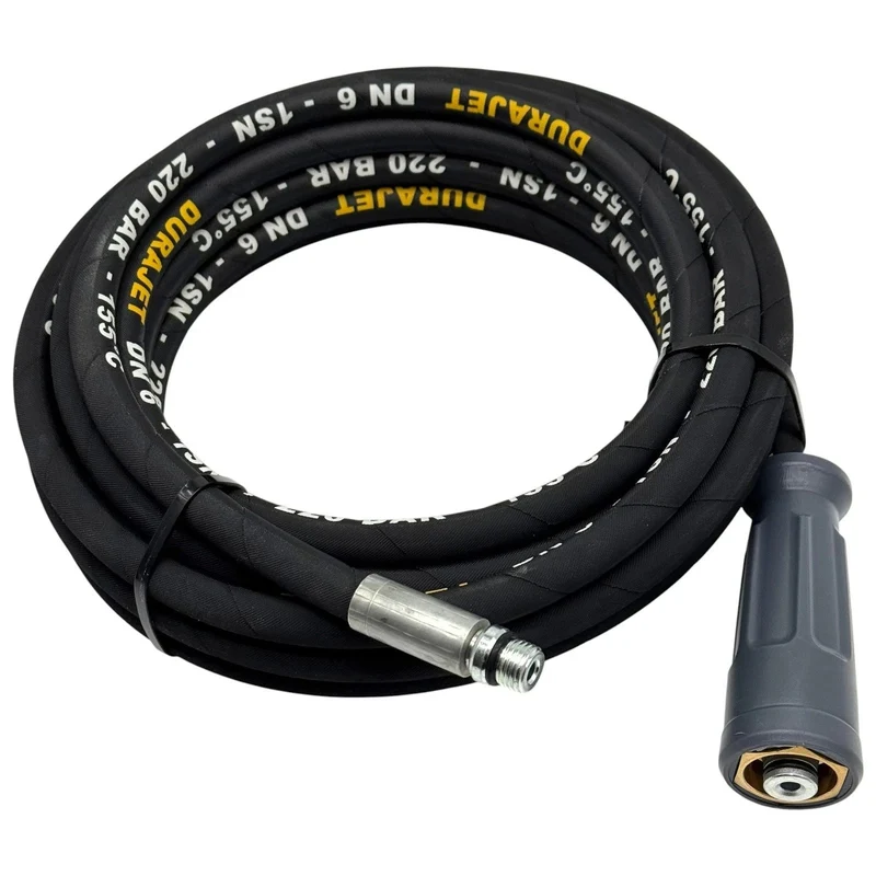Rohrreinigungsschlauch für Kärcher Kränzle HD HDS TR22 IG + 5x Düse 220Bar 155°C