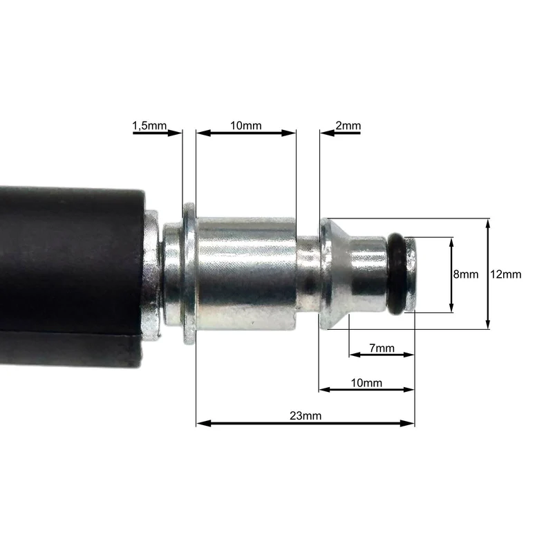 Schlauchverbinder Adapter für Kärcher Quick Nifisk Parkside B&D zu Bosch Hobby