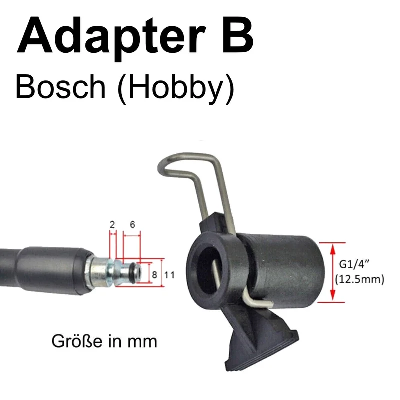Schlauchverbinder Adapter für Nifisk Parkside B&D Lavor zu Kärcher Quick Connect