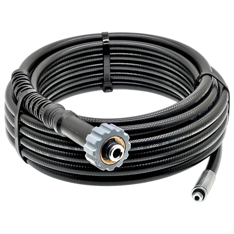 Rohrreinigungsschlauch für Hochdruckreiniger universal mit M21 IG 14mm/15mm Dorn