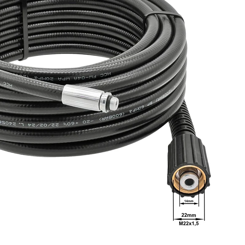 15 Meter Rohrreinigungsschlauch für Kärcher K2 K3 K4 K5 K6 K7 wie 2.637 767.0