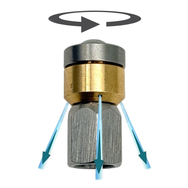 Rohrreinigungsschlauch für Kärcher Kränzle HD HDS M22 IG + 5x Düse 220 Bar 155°C