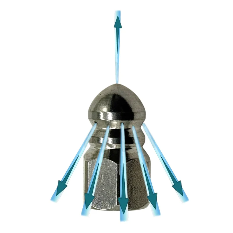 Rohrreinigungsschlauch für Kärcher Kränzle HD HDS M22 IG + 5x Düse 220 Bar 155°C