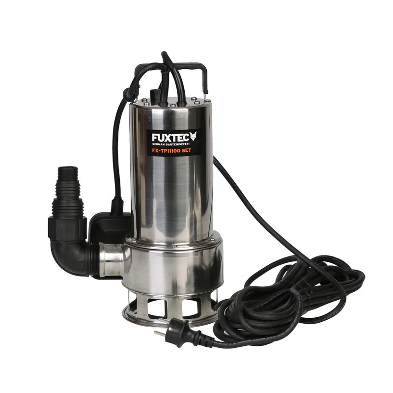B-WARE FUXTEC Tauchpumpe - Schmutzwasserpumpe FX-TP11000 INOX (Edelstahl) - 1100 Watt