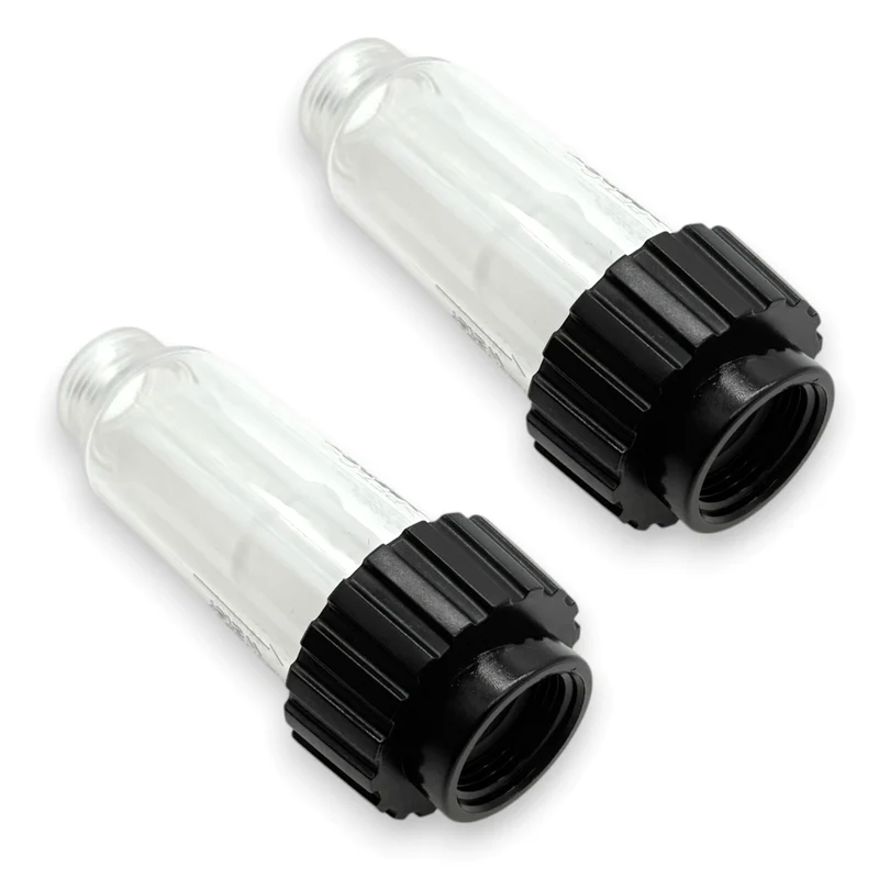 2x Wasserfilter für Kärcher Kränzle Karcher K2 K3 K4 K5 K6 K7 mit 3/4" Gewinde