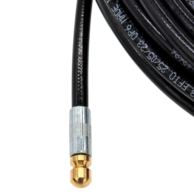10m Rohrreinigungsschlauch extra dünn 7mm für Hochdruckreiniger 250bar 60°C
