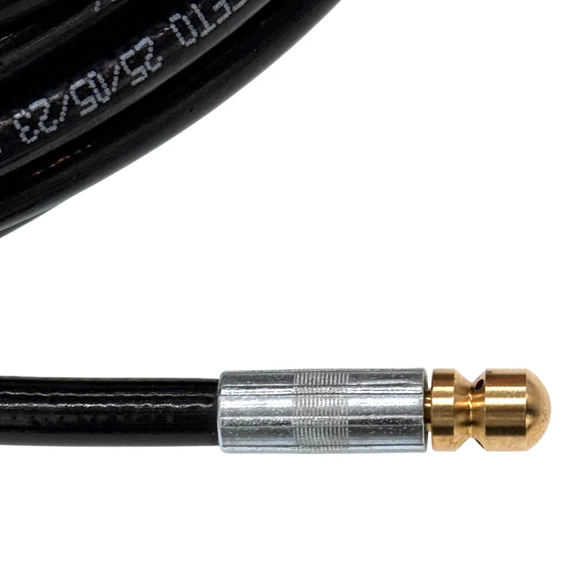 10m Rohrreinigungsschlauch extra dünn 7mm für Hochdruckreiniger 250bar 60°C
