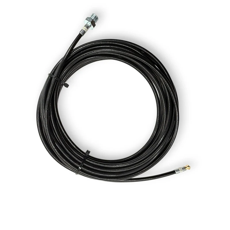 10m Rohrreinigungsschlauch extra dünn 7mm für Hochdruckreiniger 250bar 60°C