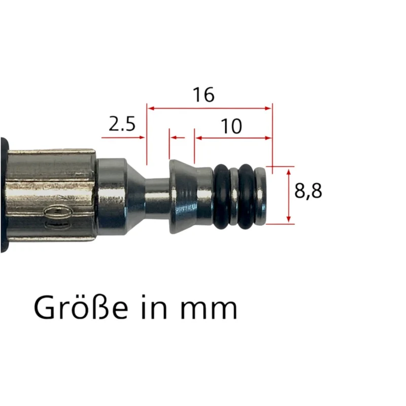Hochdruckpistole für Parkside u.a. & 5 in 1 Düse Schnellkupplung Click Adapter