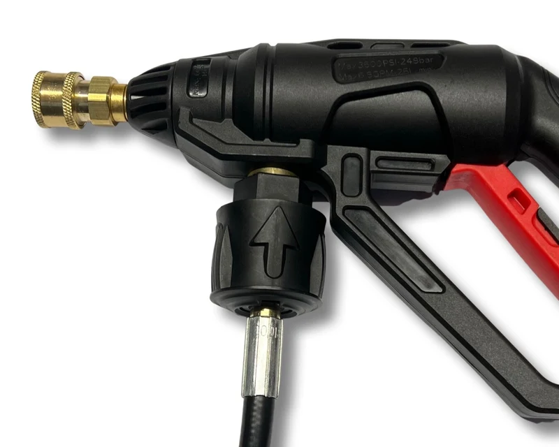 Hochdruckpistole für Parkside u.a. & 5 in 1 Düse Schnellkupplung Click Adapter