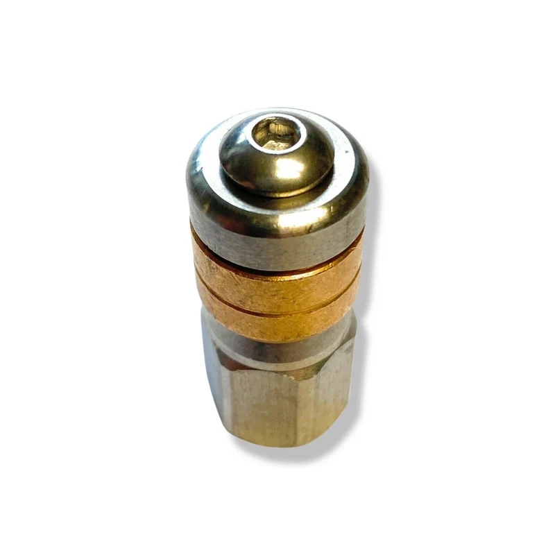 Rotierende Rohrreinigungsdüse 1/8" IG für Kärcher WAP Alto Kränzle Nilfisk etc.