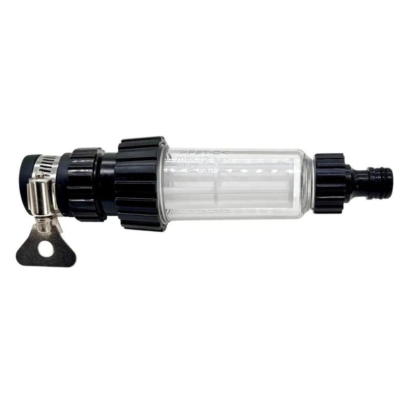 Wasserfilter groß Set 3/4" Gartenschlauch Vorfilter Wasserhahn Schnelladapter