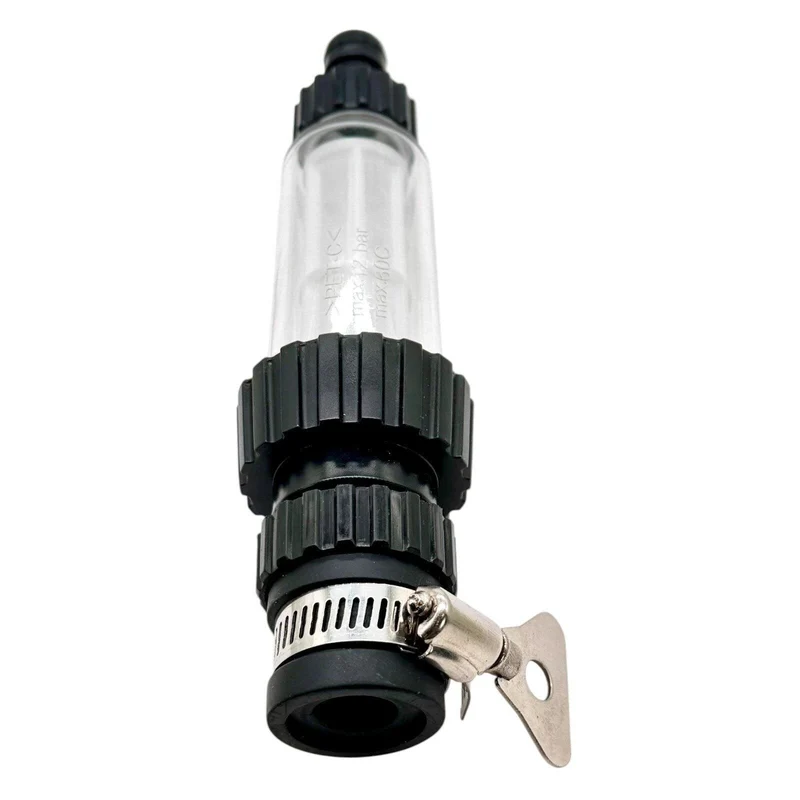Wasserfilter groß Set 3/4" Gartenschlauch Vorfilter Wasserhahn Schnelladapter
