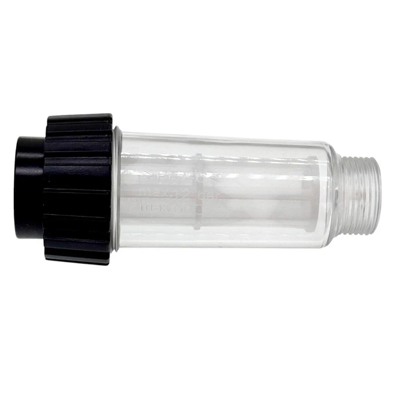Wasserfilter groß Set 3/4" Gartenschlauch Vorfilter Wasserhahn Schnelladapter