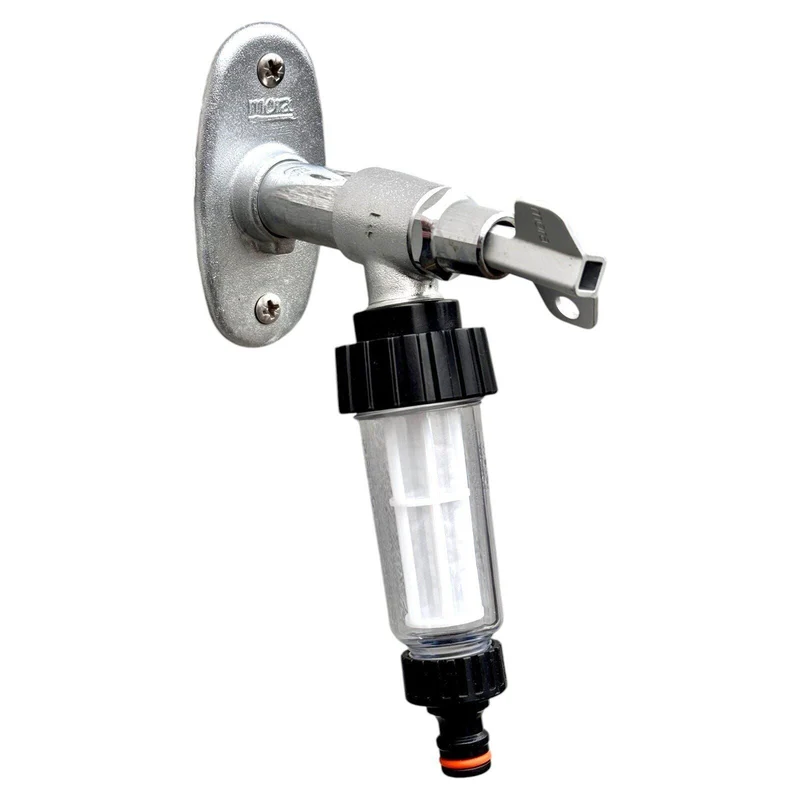 Gartenschlauch Anschluss Set 1/2" 3/4" Hahnanschluss Kupplung Wasserstopp Filter