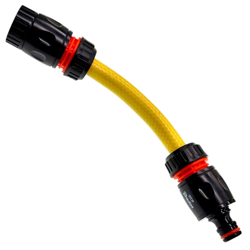 Gartenschlauch Anschluss Set 1/2" 3/4" Hahnanschluss Kupplung Wasserstopp Filter
