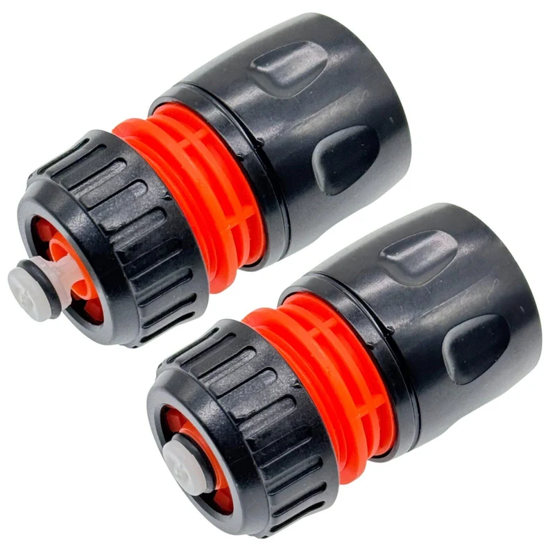Gartenschlauch Anschluss Set 1/2" 3/4" Hahnanschluss Kupplung Wasserstopp Filter