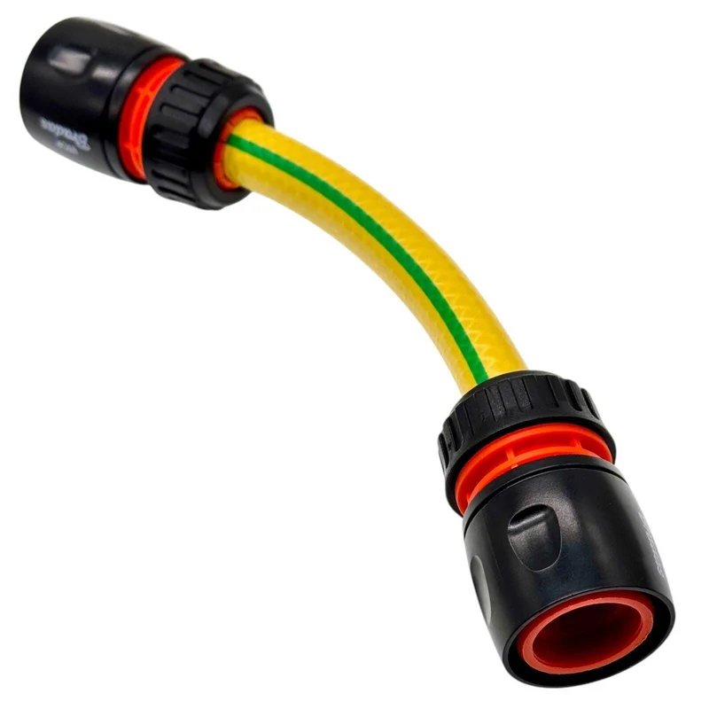 Gartenschlauch Anschluss Set 3/4" 1/2" Hahnanschluss Kupplung Wasserstopp Filter