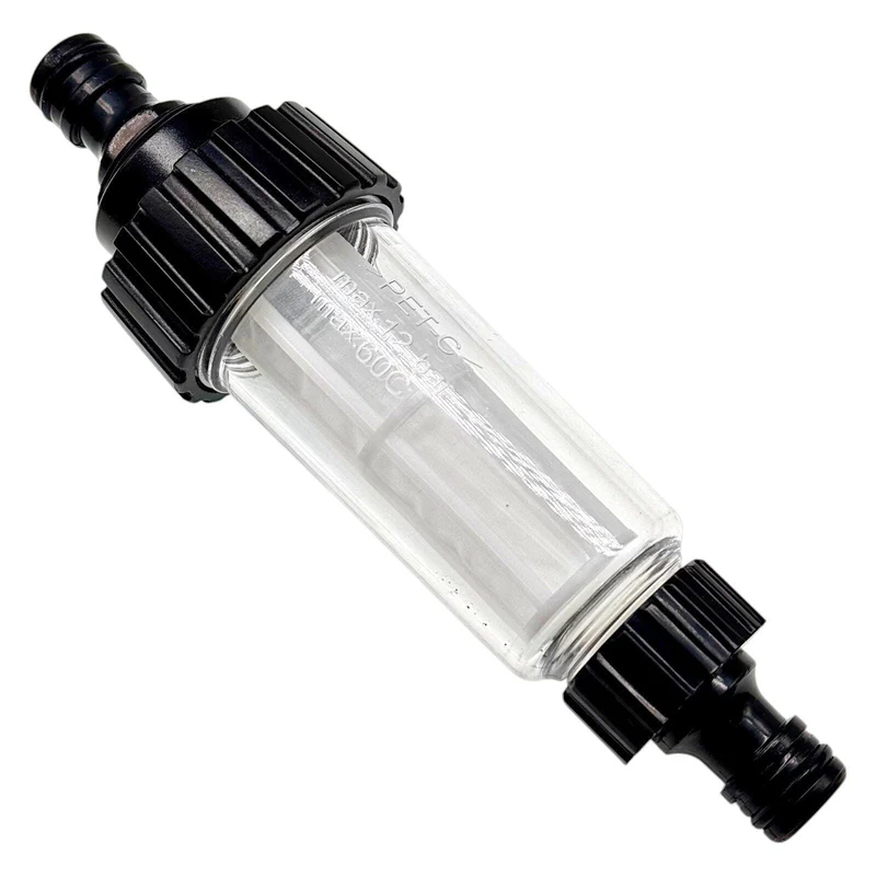 Wasserfilter Set 16mm Schnelladapter Gartenschlauch 3/4" Wasserhahn Vorfilter