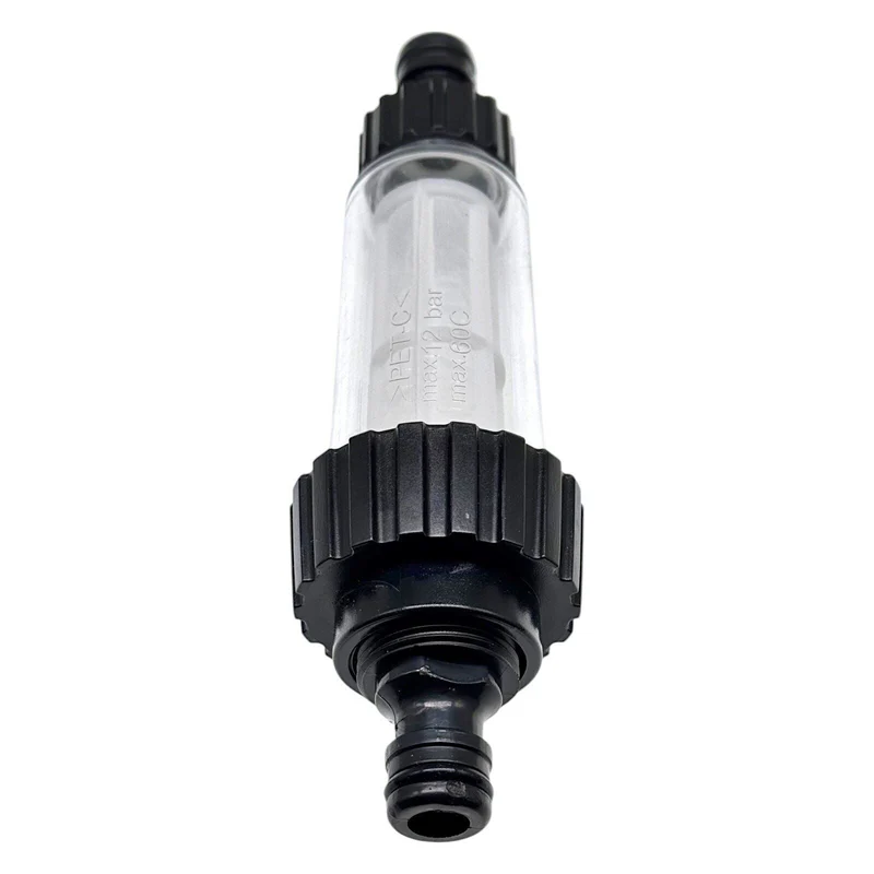 Wasserfilter Set 16mm Schnelladapter Gartenschlauch 3/4" Wasserhahn Vorfilter