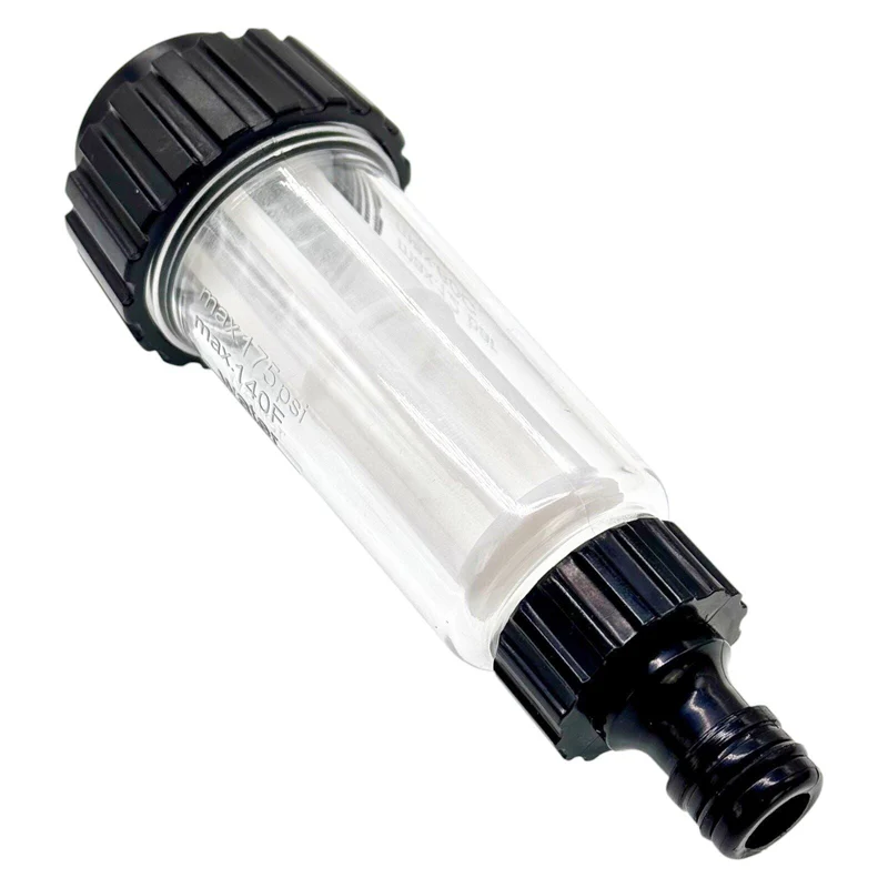 Wasserfilter Set 16mm Schnelladapter Gartenschlauch 3/4" Wasserhahn Vorfilter