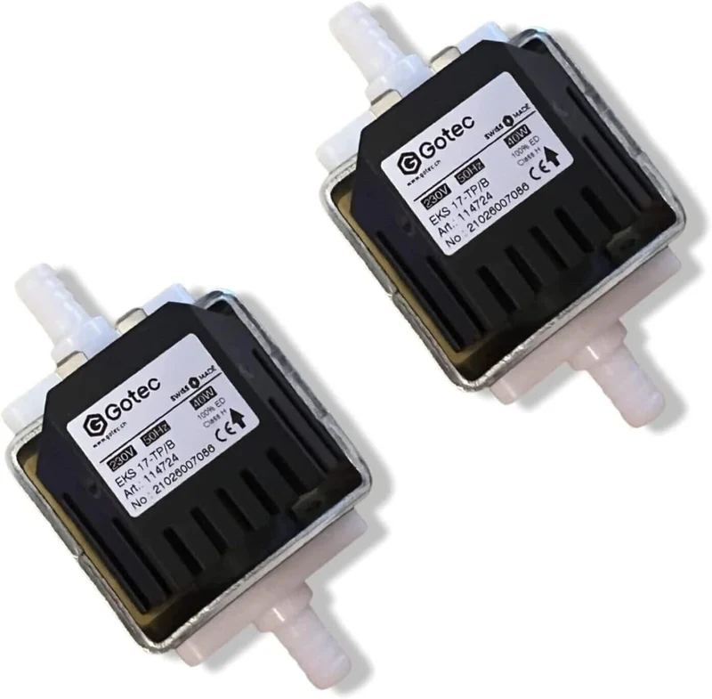 2x Original Pumpe Gotec für Kärcher Puzzi 100 200 8/1 10/1 10/2 Waschsauger Pomp
