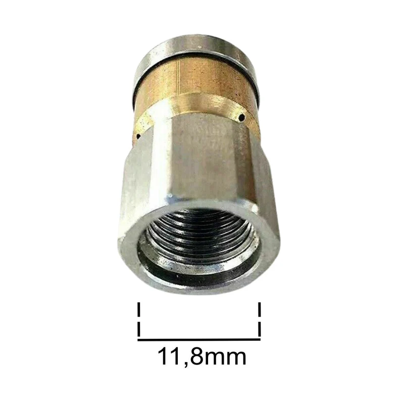 SET Rohrreinigungsdüse 2 Stück 1/4" starr & rotierend für Rohrreinigungsschlauch