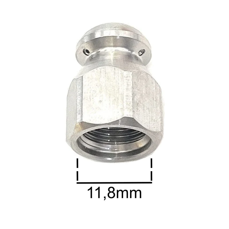 SET Rohrreinigungsdüse 2 Stück 1/4" starr & rotierend für Rohrreinigungsschlauch