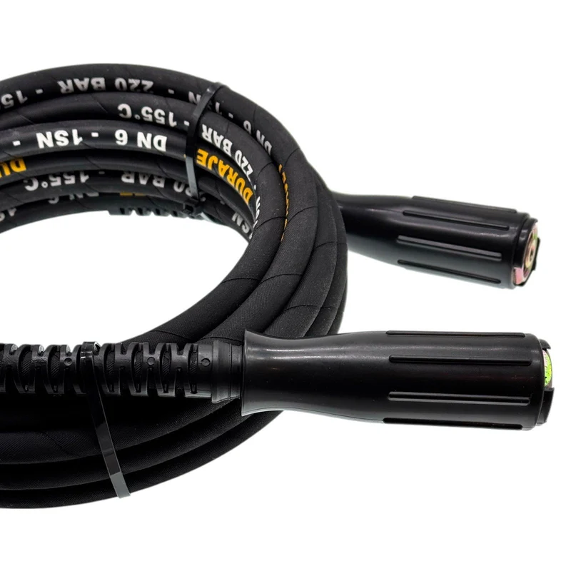 Hochdruckschlauch 2x M22 IG für HD Reiniger 220 bar Profi + Schnellkupplung Set