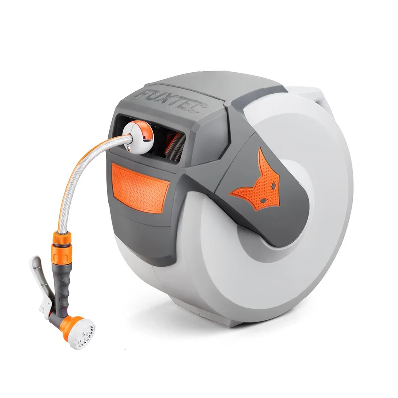 B-WARE FUXTEC Wasserschlauchaufroller 30m rund FX-WSA30