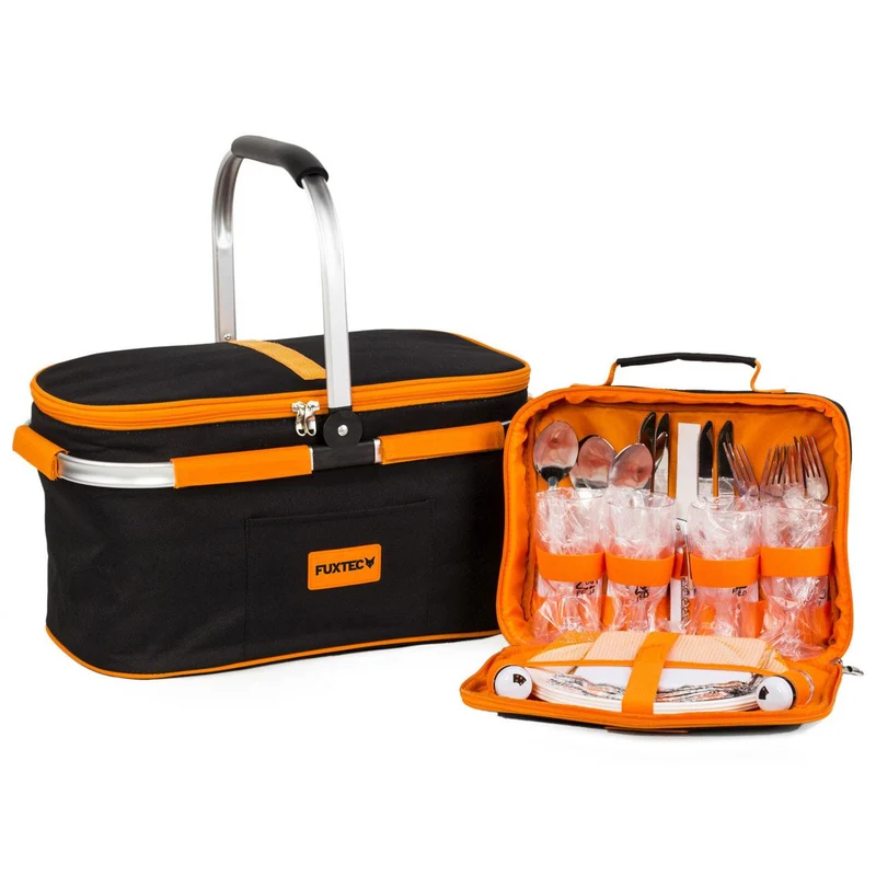 B-WARE FUXTEC Bollerwagen Picknick Korb PK-KF1000