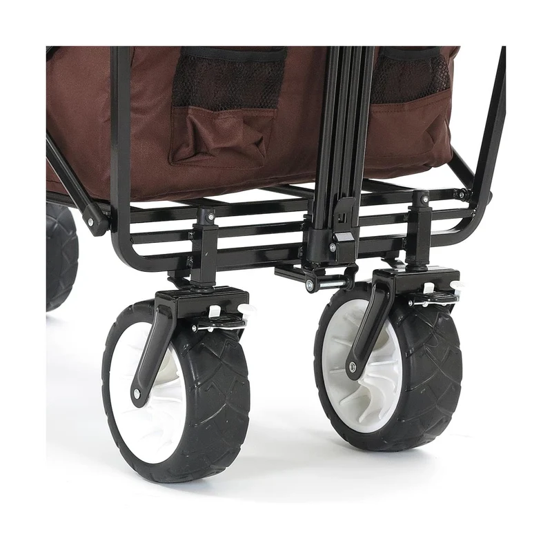 B-WARE FUXTEC Bollerwagen BRAUN mit Sonnendach JW-76CB
