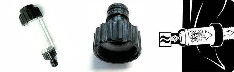 Wasserfilter für Hochdruckreiniger Gartenpumpe Wohnmobil ¾ inkl Schnelladapter