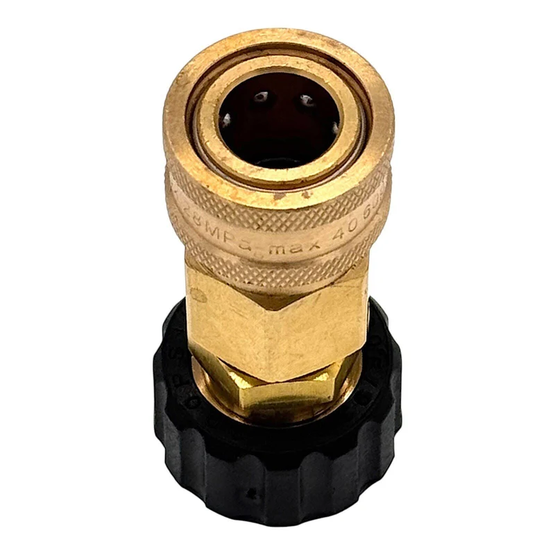 Hochdruckreiniger Schnellkupplung Buchse 3/8" mit M22x1,5 IG Handverschraubung