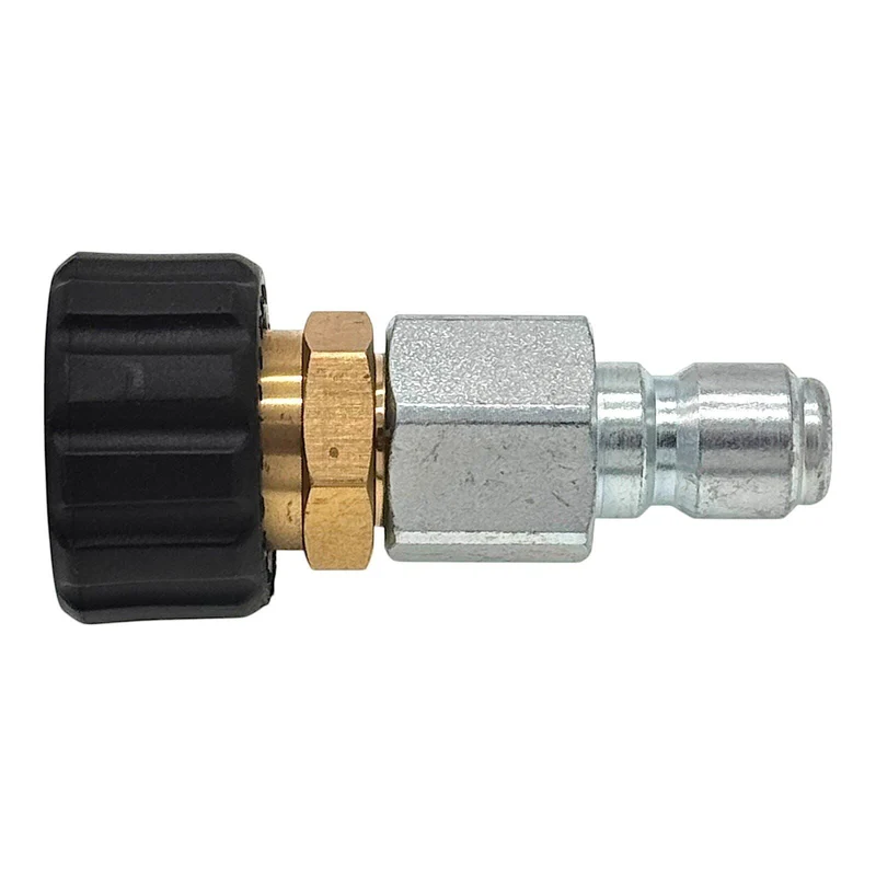 Hochdruckreiniger Schnellkupplung Stecker 3/8" mit M22x1,5 IG Handverschraubung