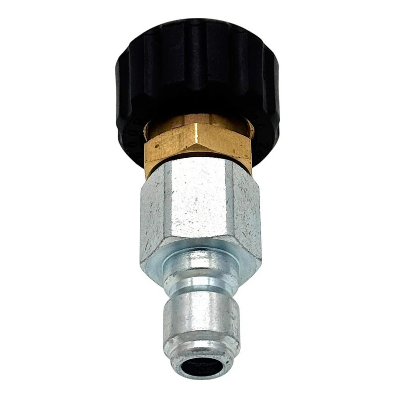 Hochdruckreiniger Schnellkupplung Stecker 3/8" mit M22x1,5 IG Handverschraubung