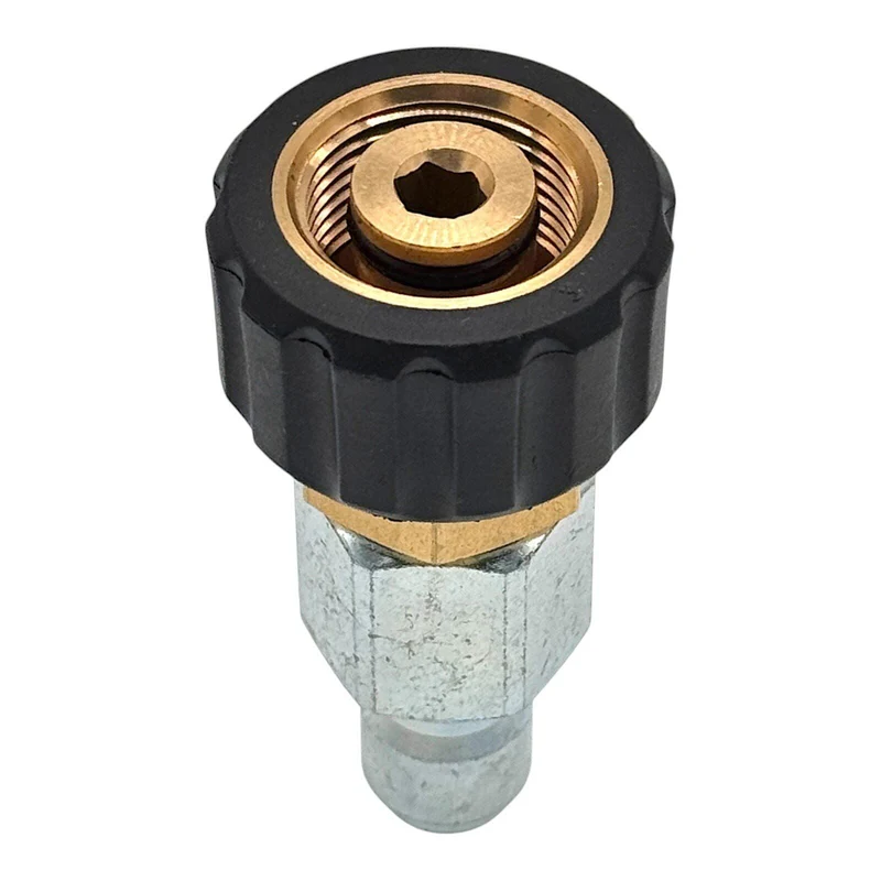 Hochdruckreiniger Schnellkupplung Stecker 3/8" mit M22x1,5 IG Handverschraubung