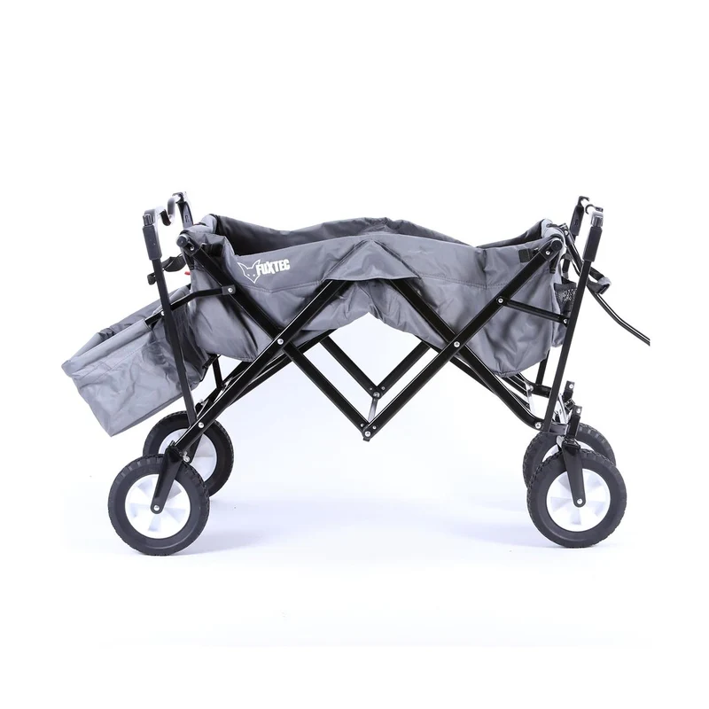 B-WARE FUXTEC Bollerwagen GRAU mit Sonnendach CT300