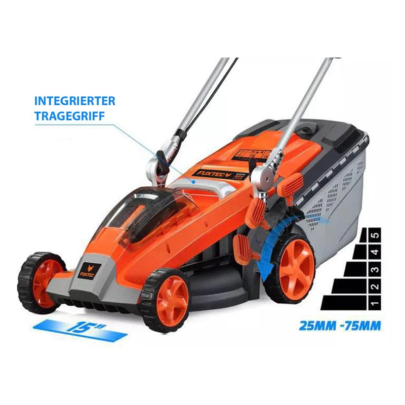 B-WARE 40V Akku Rasenmäher E137C FUXTEC - ohne Akku