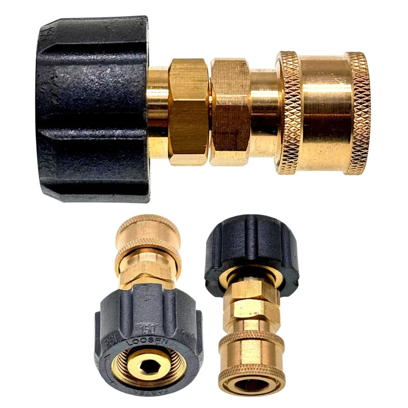 Hochdruck Adapter für HD-Reiniger M22 x1,5 IG auf 1/4" (Zoll) Schnellkupplung