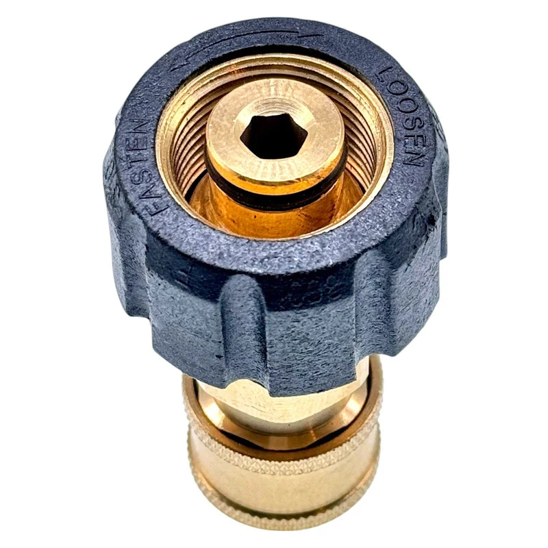 Hochdruck Adapter für HD-Reiniger M22 x1,5 IG auf 1/4" (Zoll) Schnellkupplung