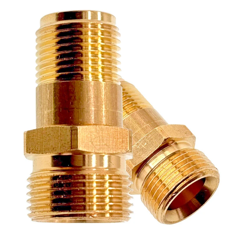 Adapter Gewinde M18 x1,5 AG auf M22 x1,5 AG Hochdruck Verbinder Nippel Kupplung