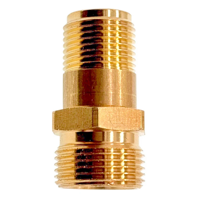 Adapter Gewinde M18 x1,5 AG auf M22 x1,5 AG Hochdruck Verbinder Nippel Kupplung